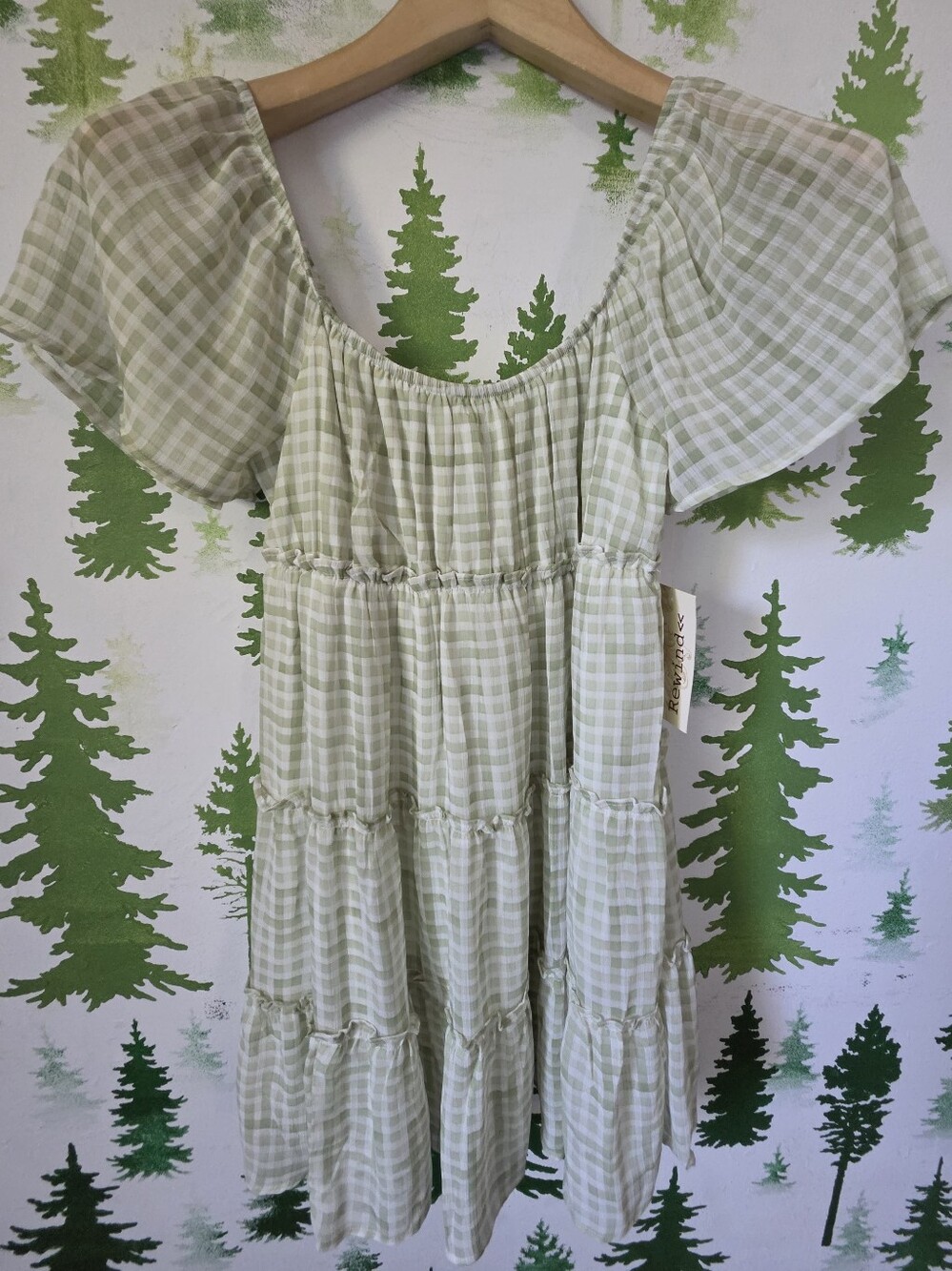 Rewind Mint Green Layered Summer Dress